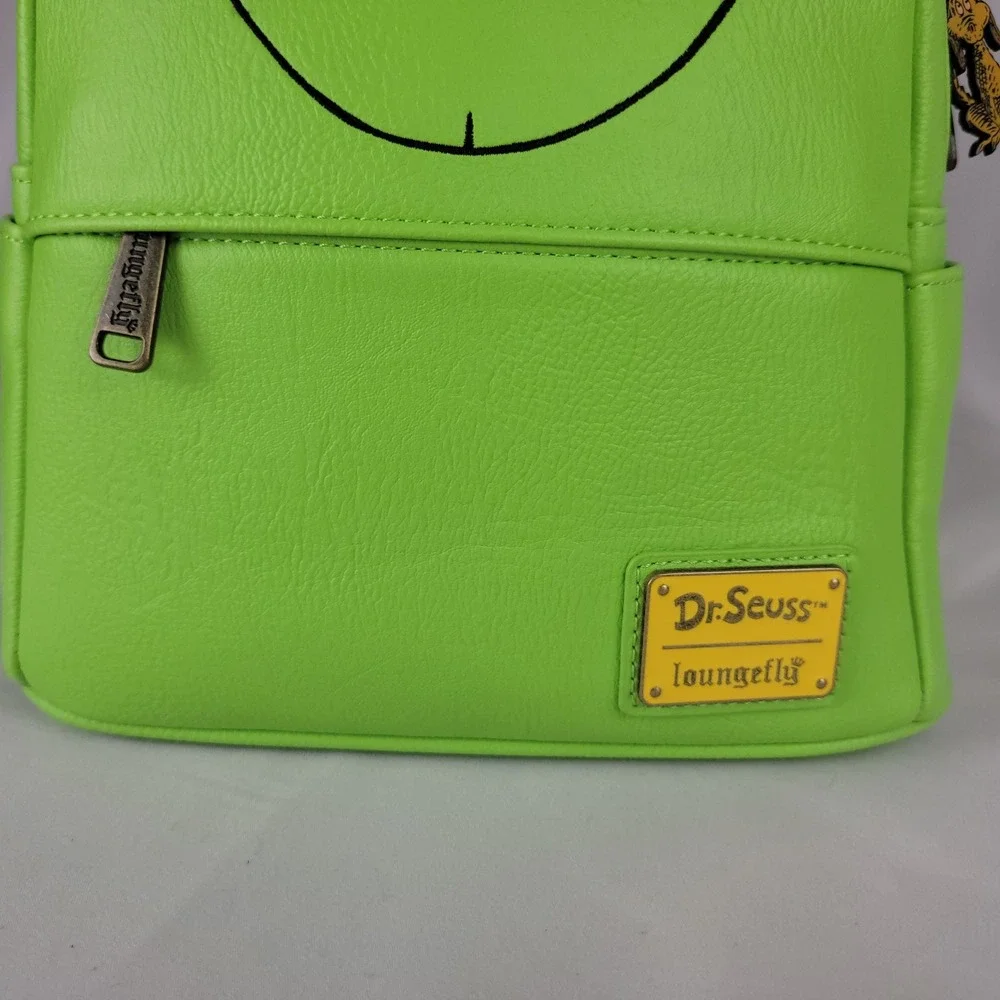 Loungefly Dr Seuss The Grinch Cosplay Mini Backpack Green  NWT
